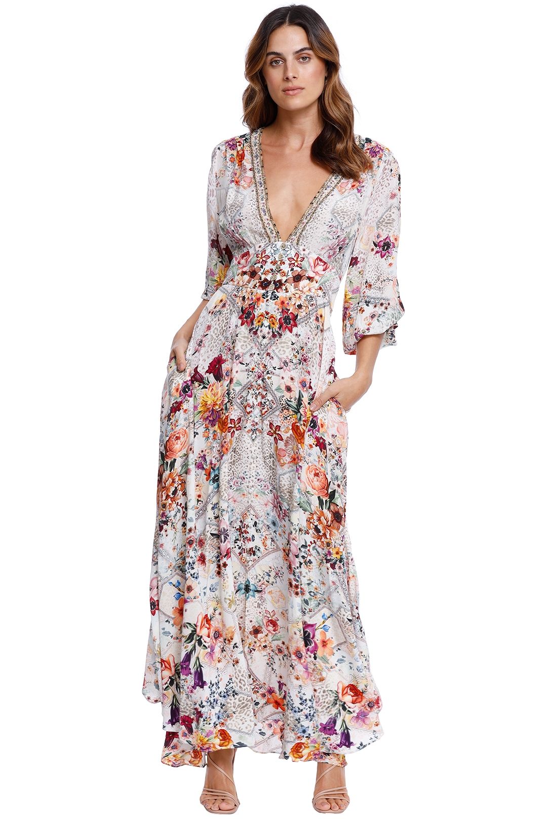 BUTTON DRESS WITH SHAPED WAISTBAND IF THESE WALLS COULD TALK