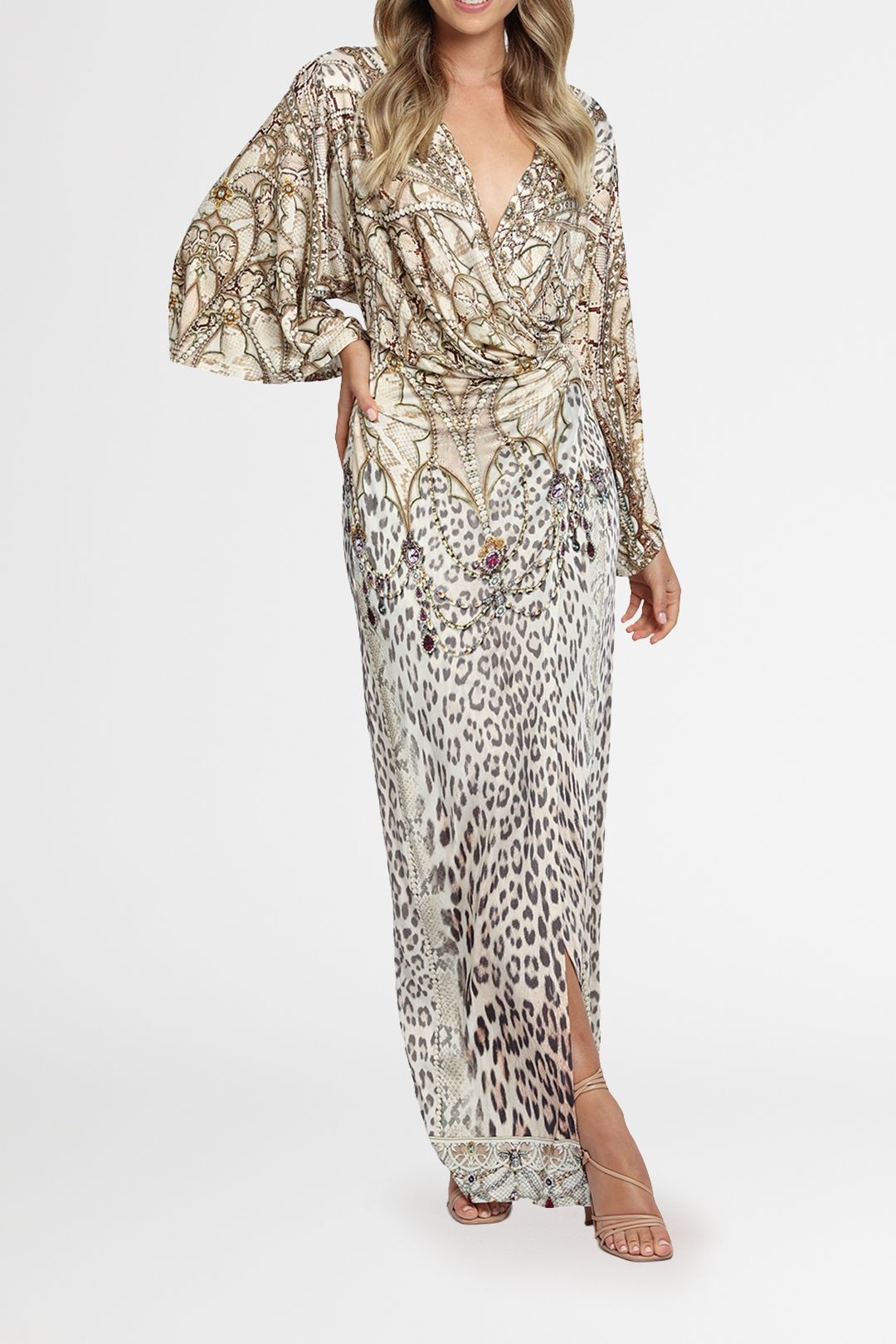 slim fit dress slacks Camilla - Reservation For Love Long Draped Sarong main image 1