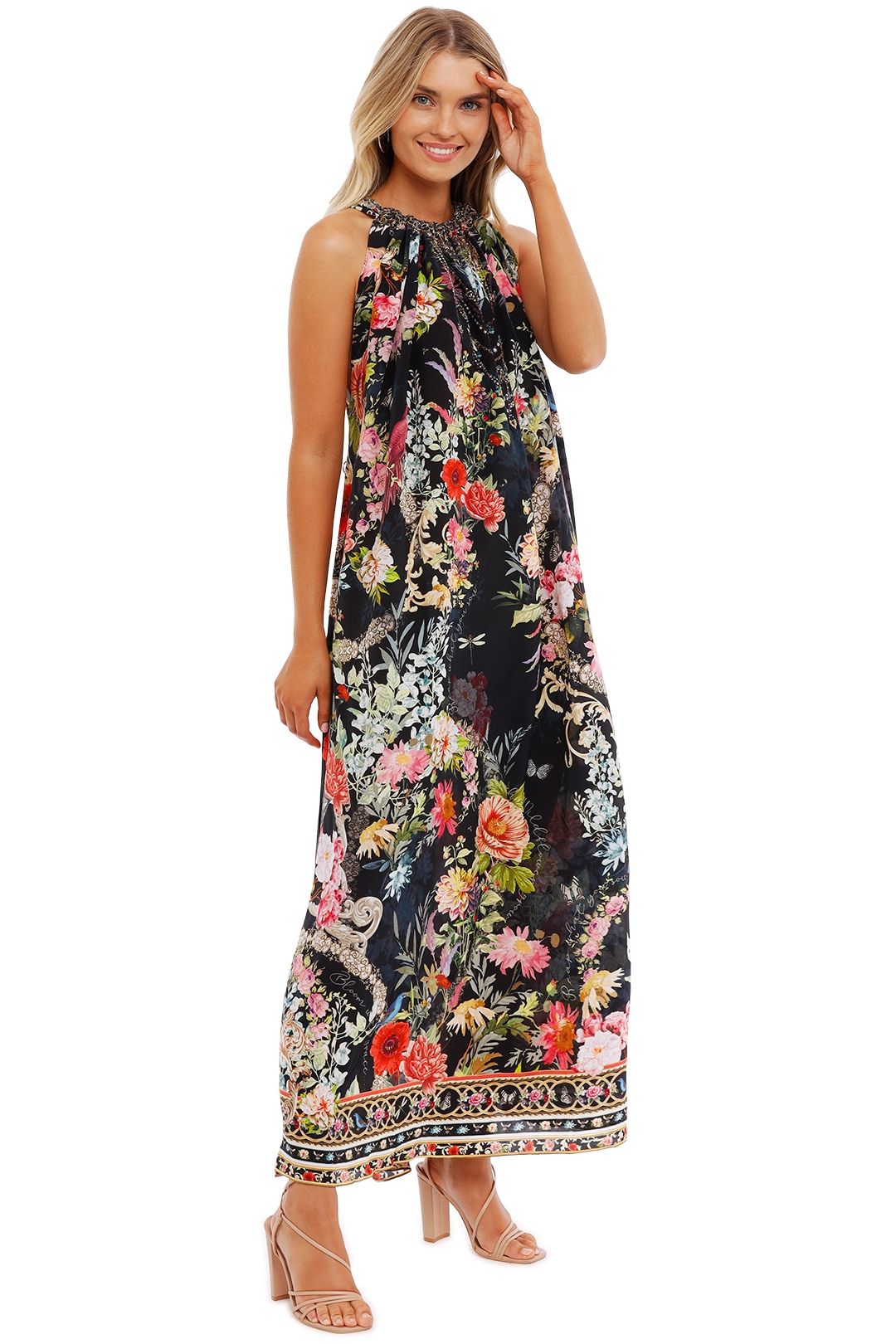 Hire Drawstring Dress in Hampton Hive Camilla GlamCorner