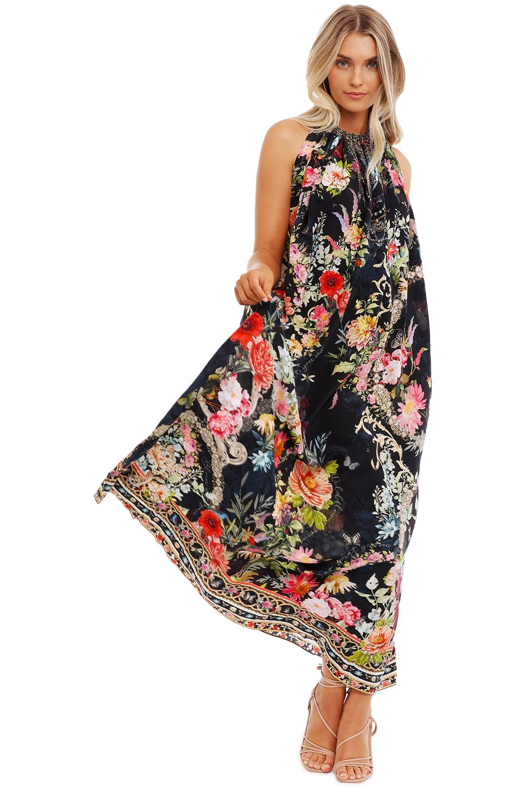 Hire Drawstring Dress in Hampton Hive Camilla GlamCorner