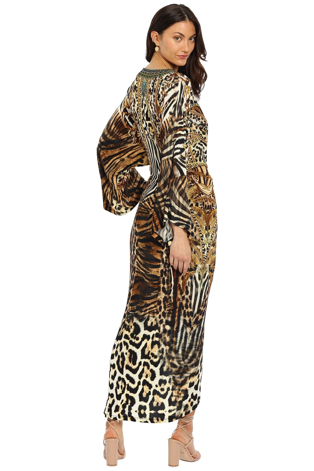 Hire Front Twist Dress in Berkeley St After Dark Camilla