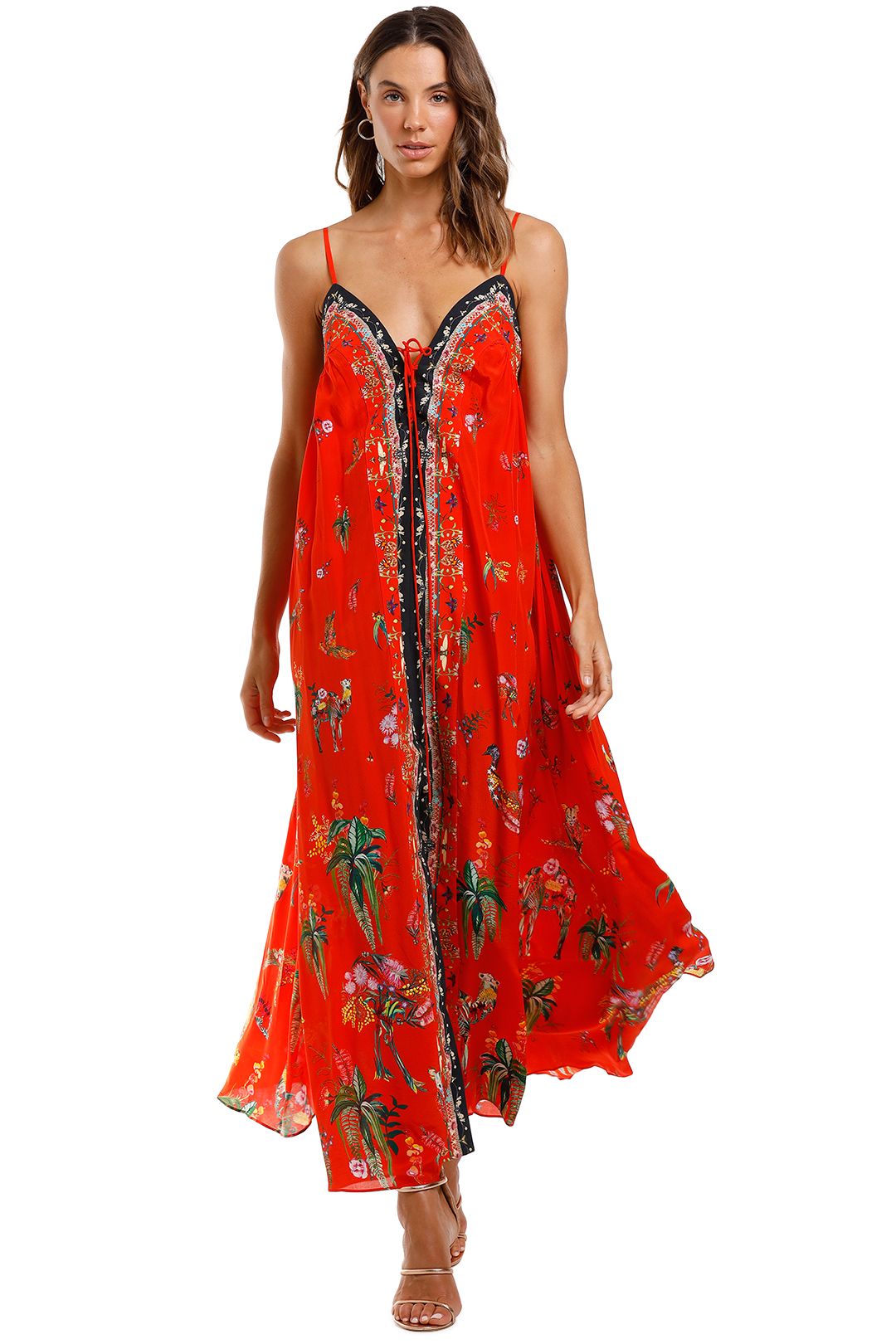 LACE UP FRONT DRESS CINEMA PARADISO