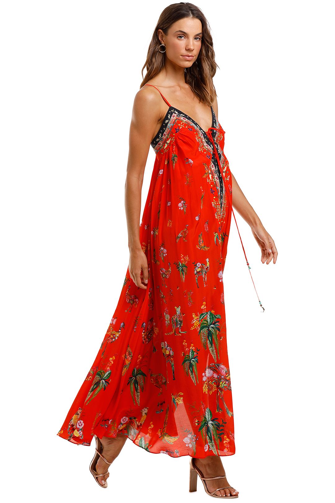 LACE UP FRONT DRESS CINEMA PARADISO