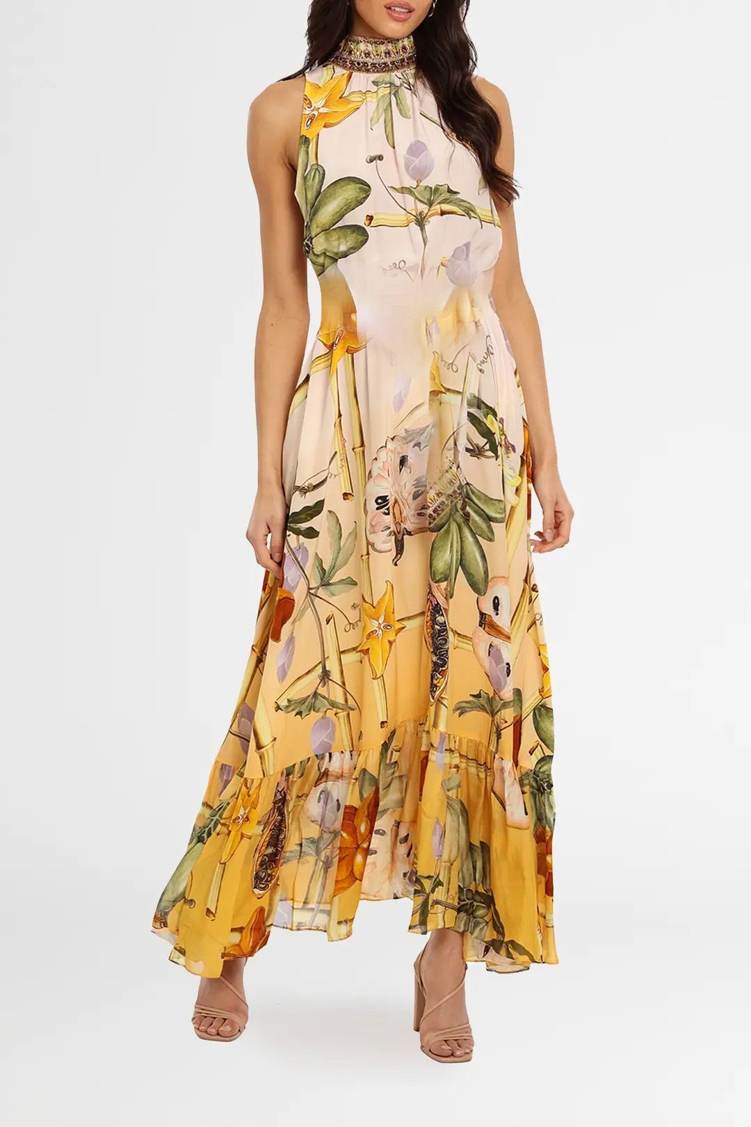 Camilla halter top neck dress