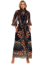 Camilla Raglan Shirt Dress Gothic Goddess maxi
