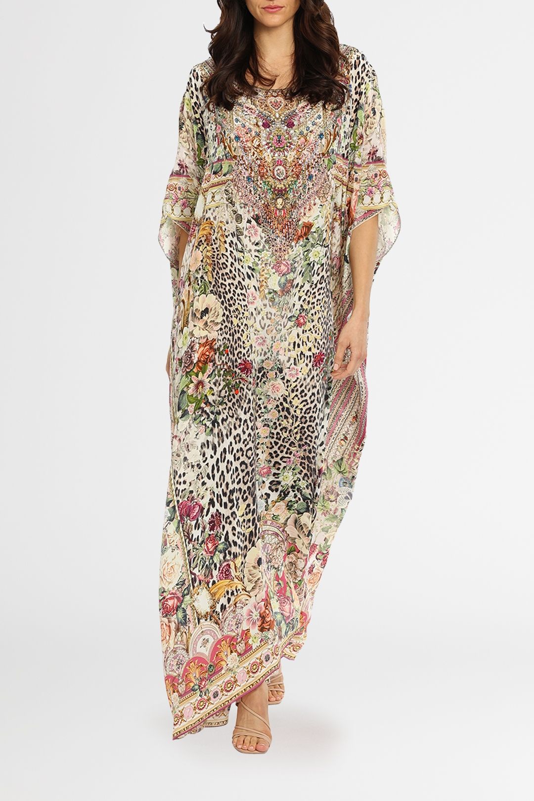 Camilla round new arrivals neck kaftan