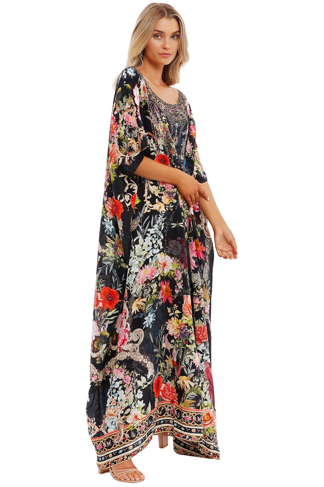 Camilla round neck kaftan best sale