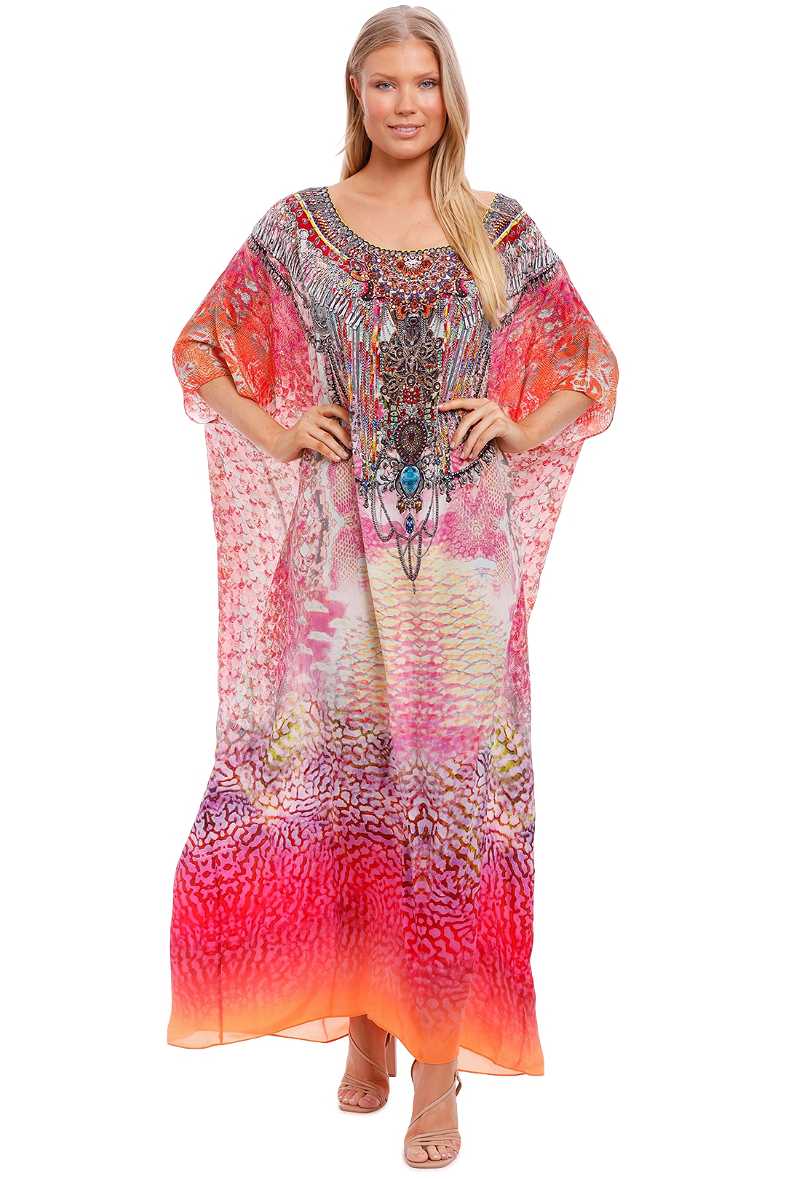 ROUND NECK KAFTAN CURIOUS AND CURIOUSER main image 0