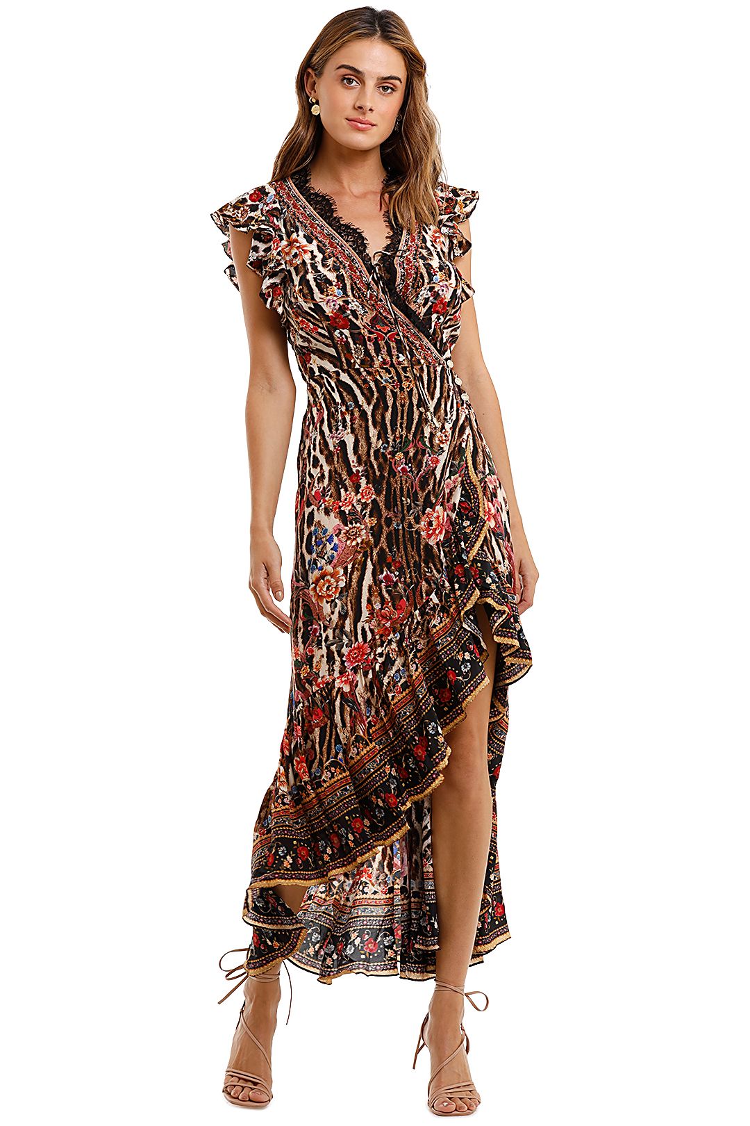 Camilla Ruffle Wrap Dress Liv A Little