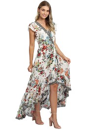 Camilla Ruffle Wrap Dress Shakespeares Garden