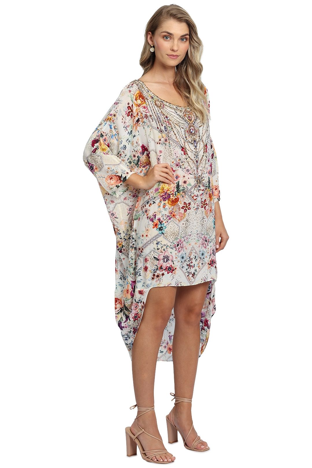 Hire Scoop Back Hem Mini Dress in Sew In Love Camilla GlamCorner