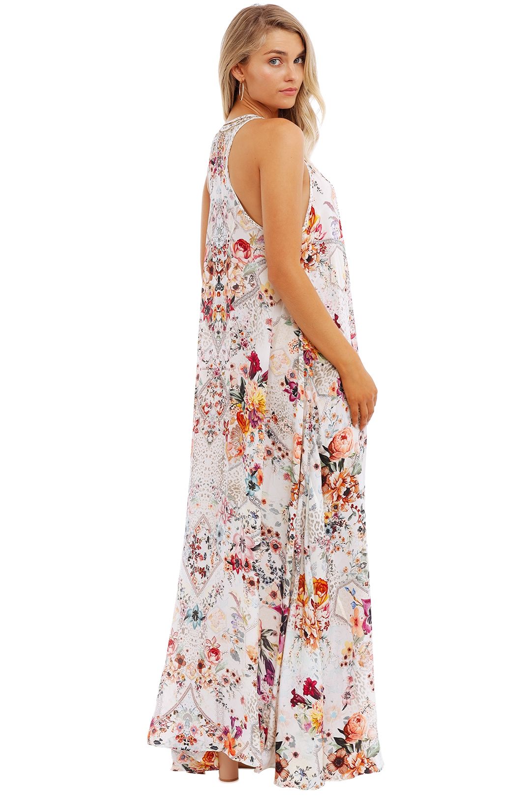 Hire V Neck Racerback Dress in Sew In Love Camilla GlamCorner
