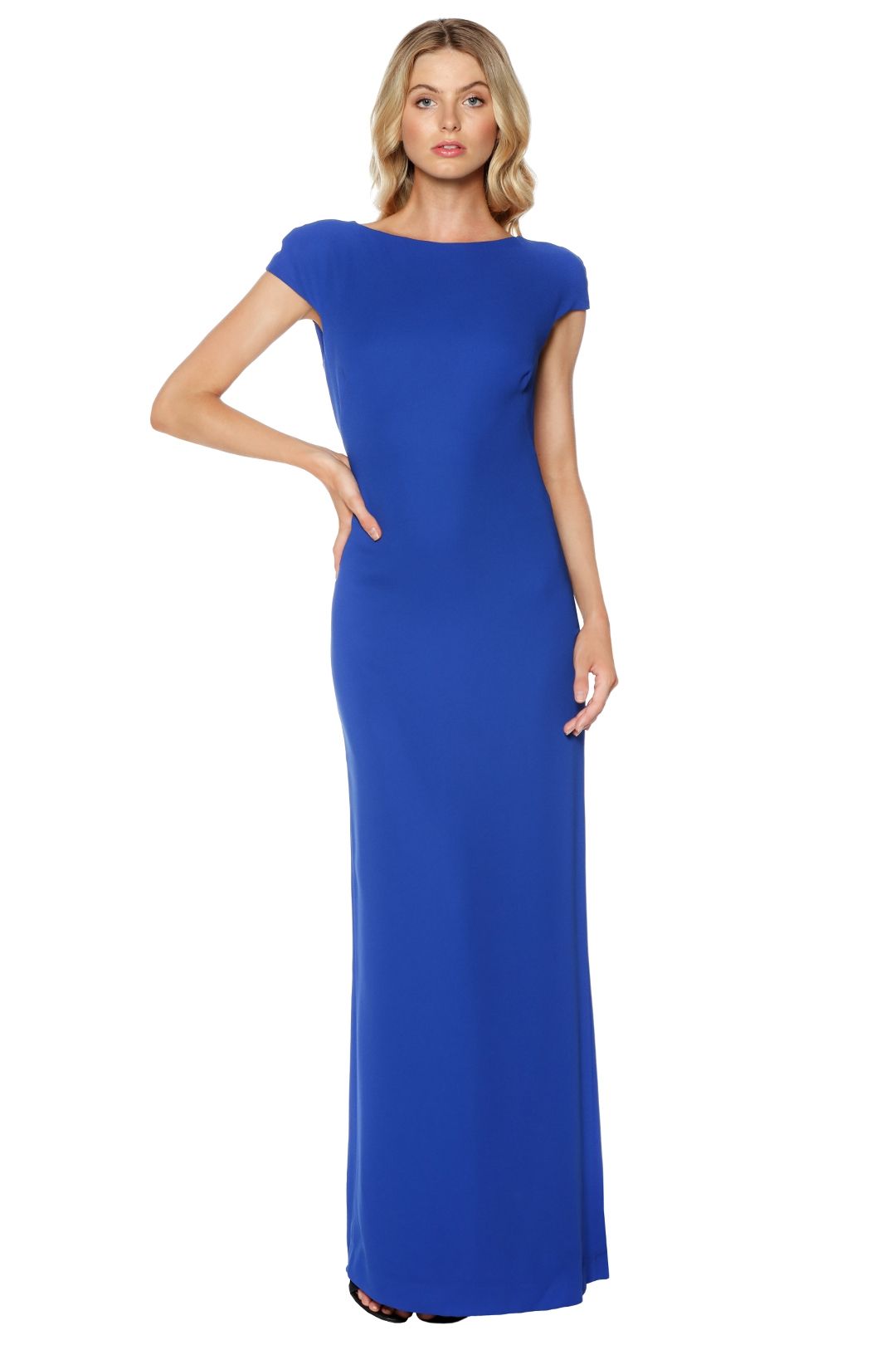 Royal Diamond Cut Out Maxi Dress by Carla Zampatti for Hire