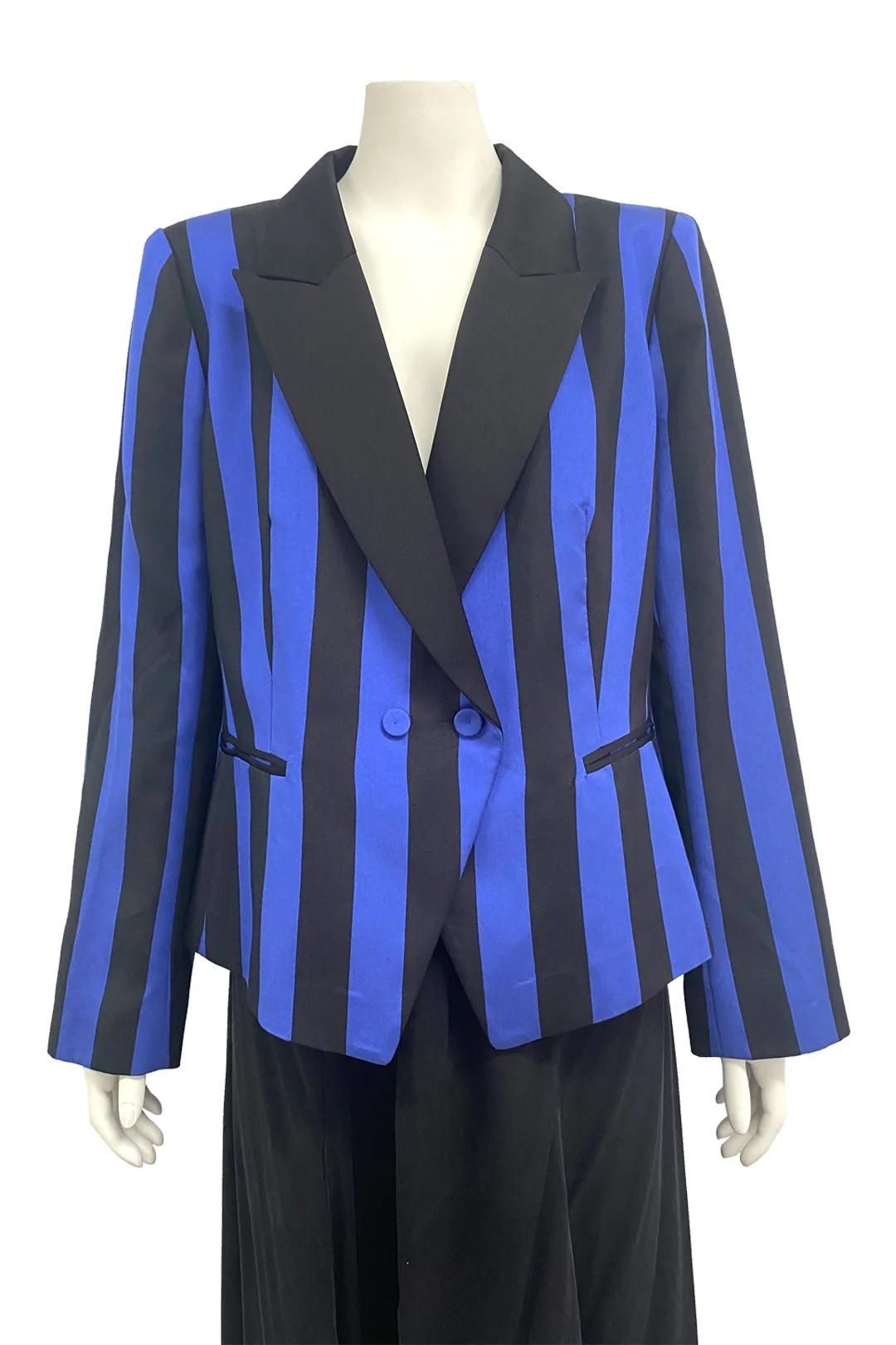 Carla Zampatti - Evening Striped Tailored Jacket