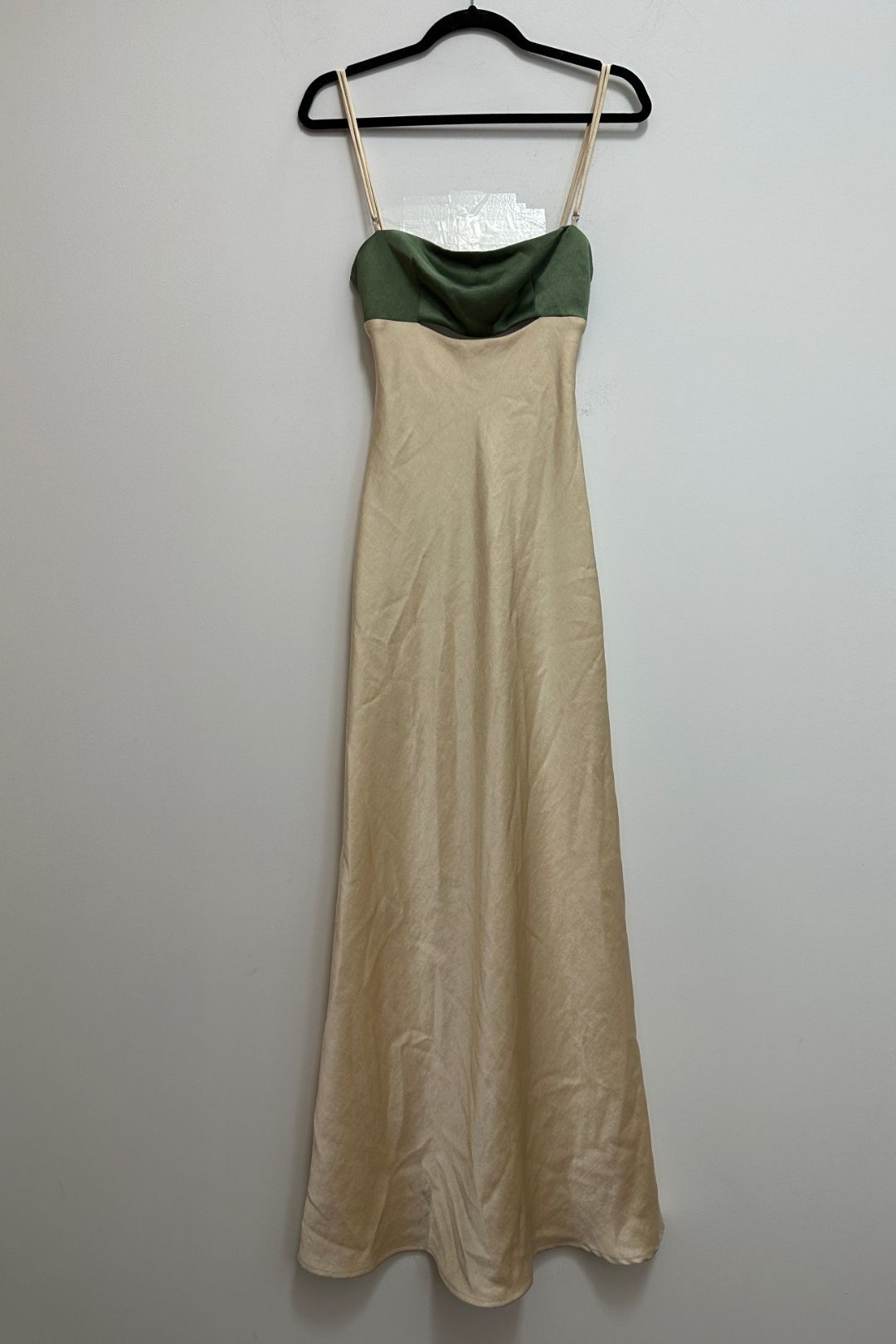 Bec and Bridge Carrie Maxi Dress in Cream and Green2