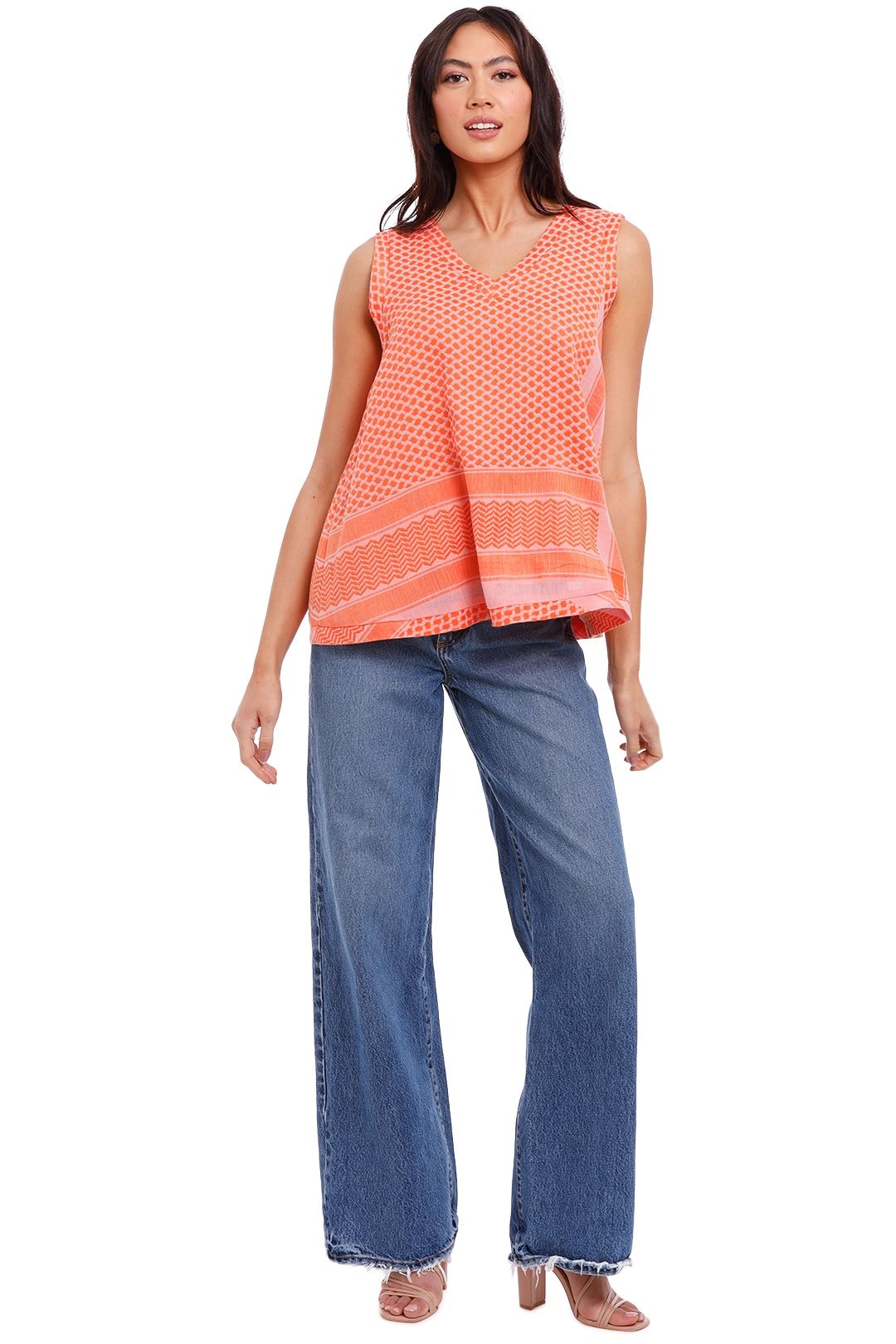 Cecilie Copenhagen Flush V Neck Shirt