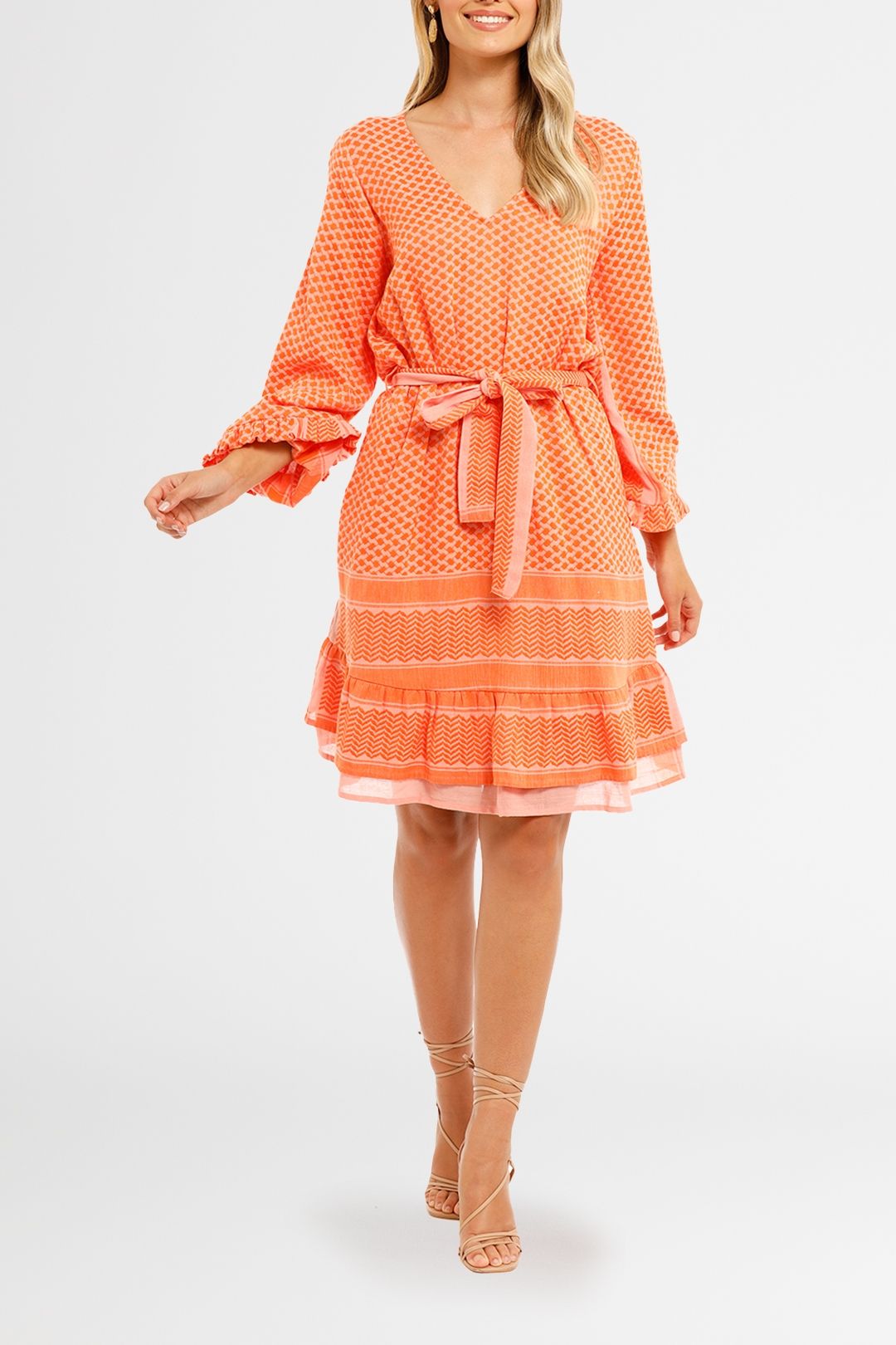 knee length dresses for ladies CECILIE COPENHAGEN check 2 O long sleeve midi dress Size S – The preloved  atelier