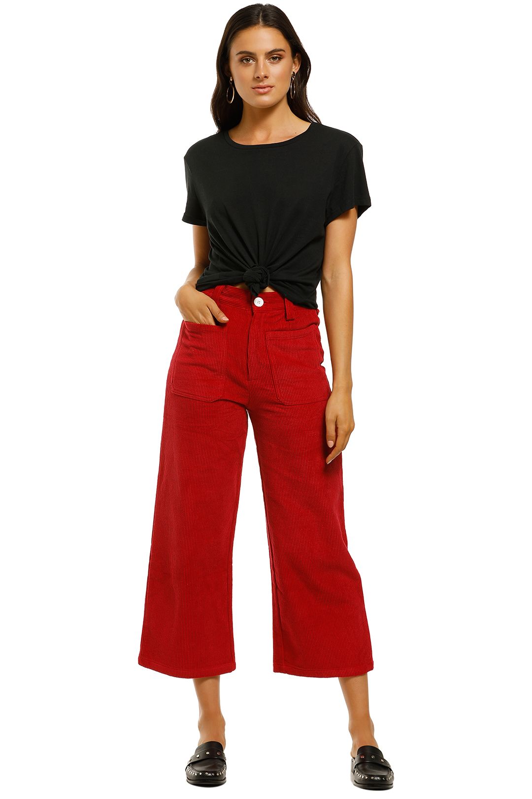 Charlie-Holiday-Ha-Long-Bay-Pant-Red-Front