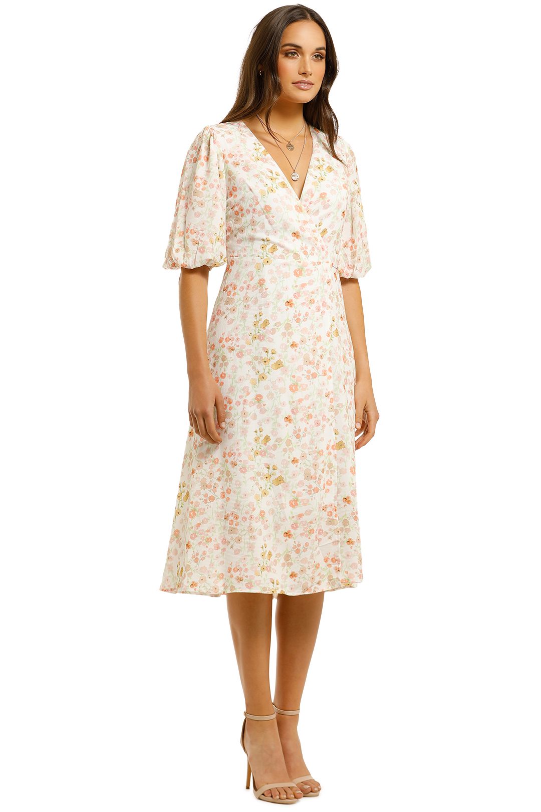 charlie holiday wrap dress Charlie Holiday | Dresses | Charlie Holiday Penelope Wrap Midi Dress Red Ditsy Print