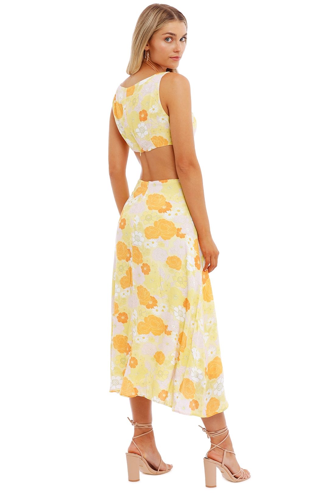 Hire Clemence Dress in Mod Floral Charlie Holiday GlamCorner