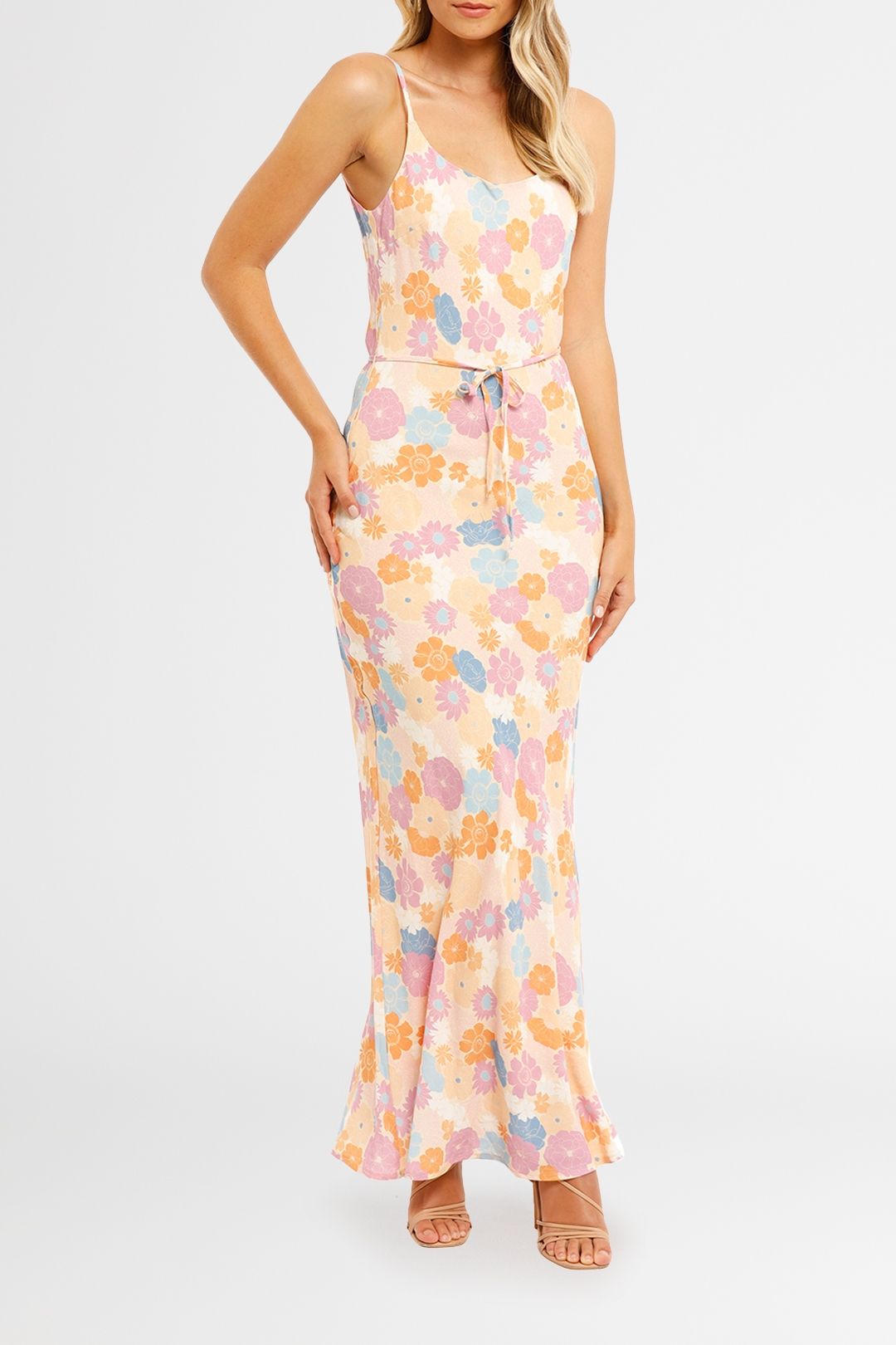 Hire Daisy Midi Dress in Floral Cove Charlie Holiday GlamCorner