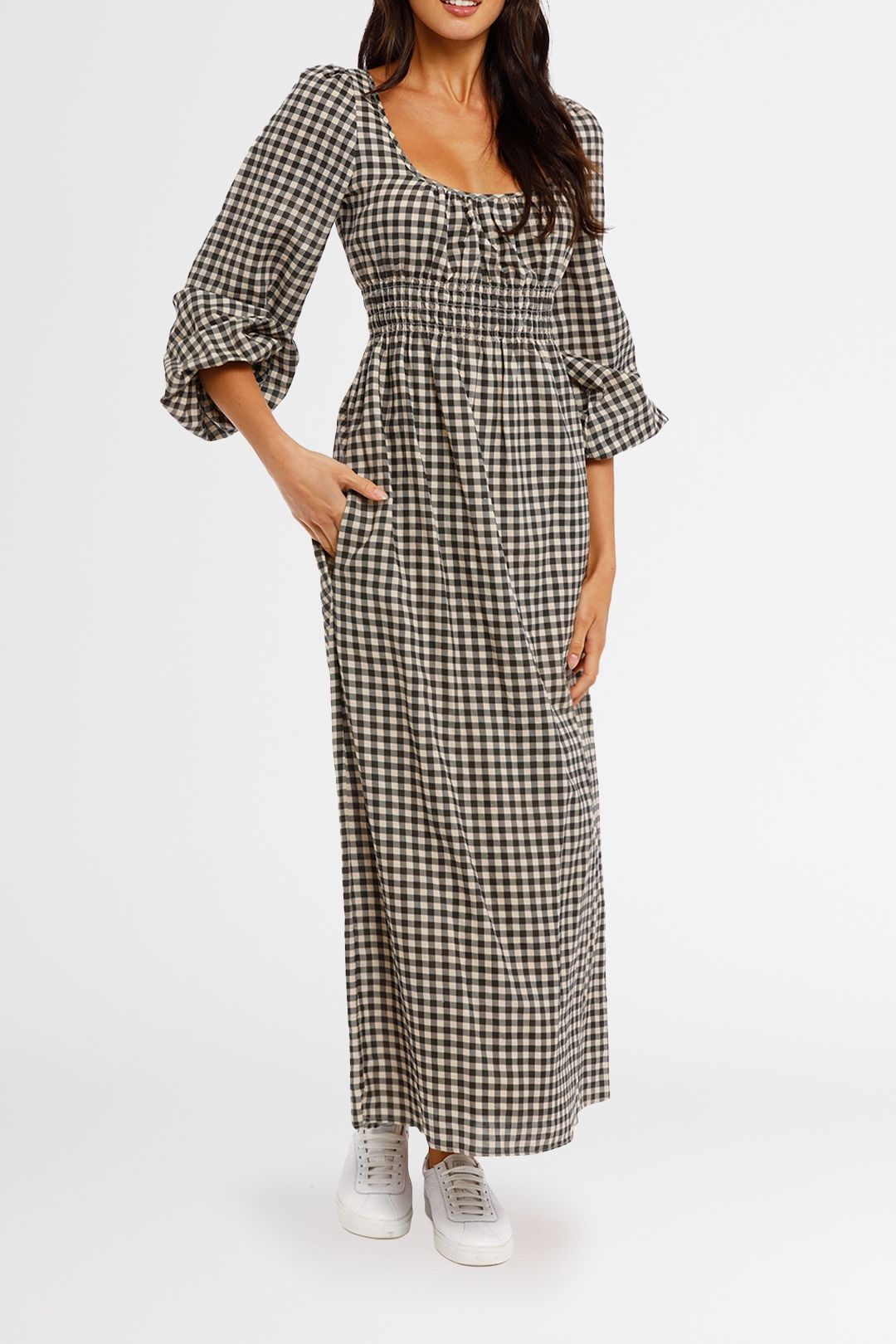 slim fit dress slacks Cecilia Midi Dress