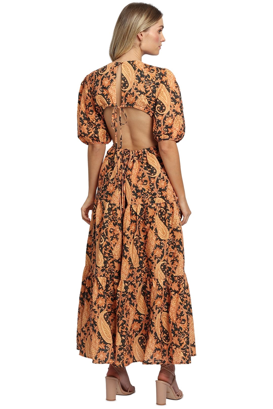 charlie holiday flores midi dress ZAPAKA Women V Neck Holiday Dress With Slit A Line Metallic Golden Pleated Sleeveless Long Party Dress, Golden / US14 main image 1