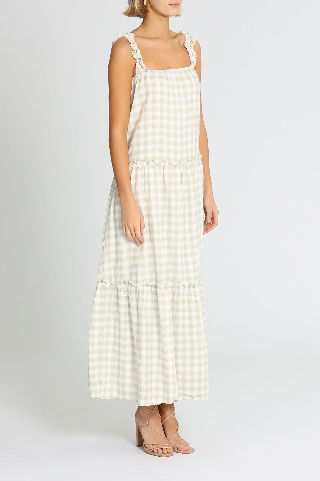 charlie holiday boheme dress Hire Lottie Gingham Maxi | asos wedding guest dress