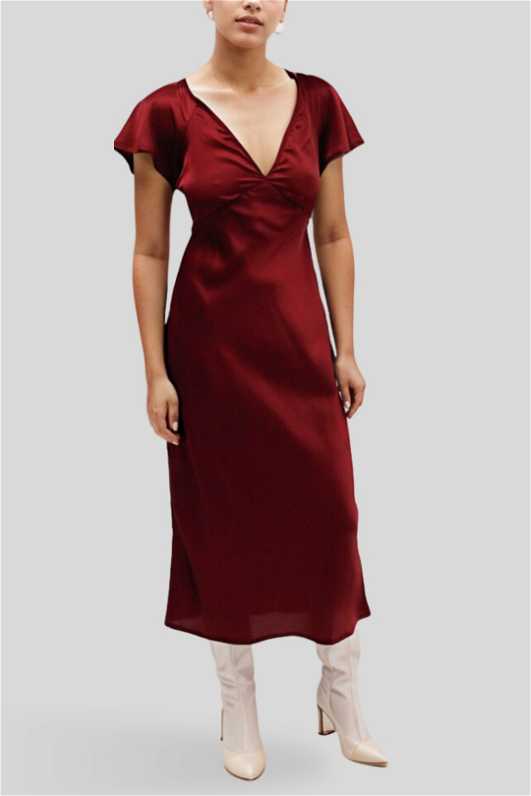 slim fit dress slacks Charlie Holiday Amani Maxi Dress
