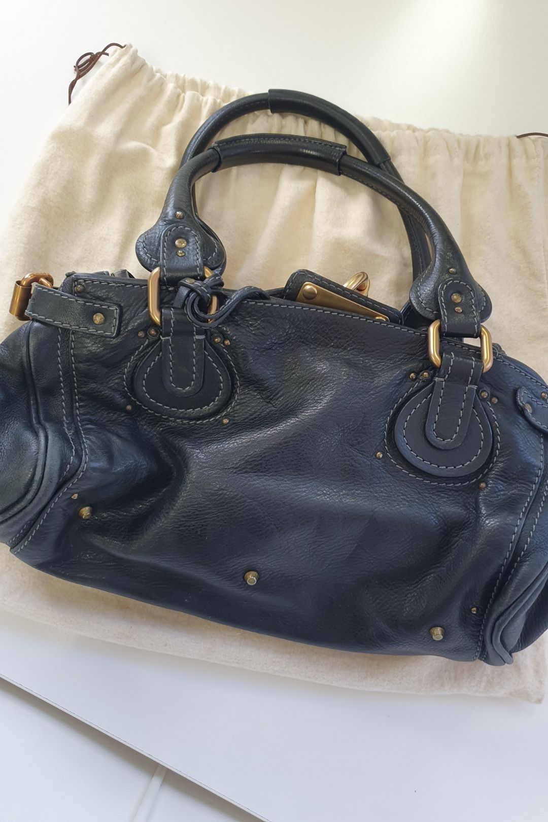Chloe - Paddington Shoulder Bag Black