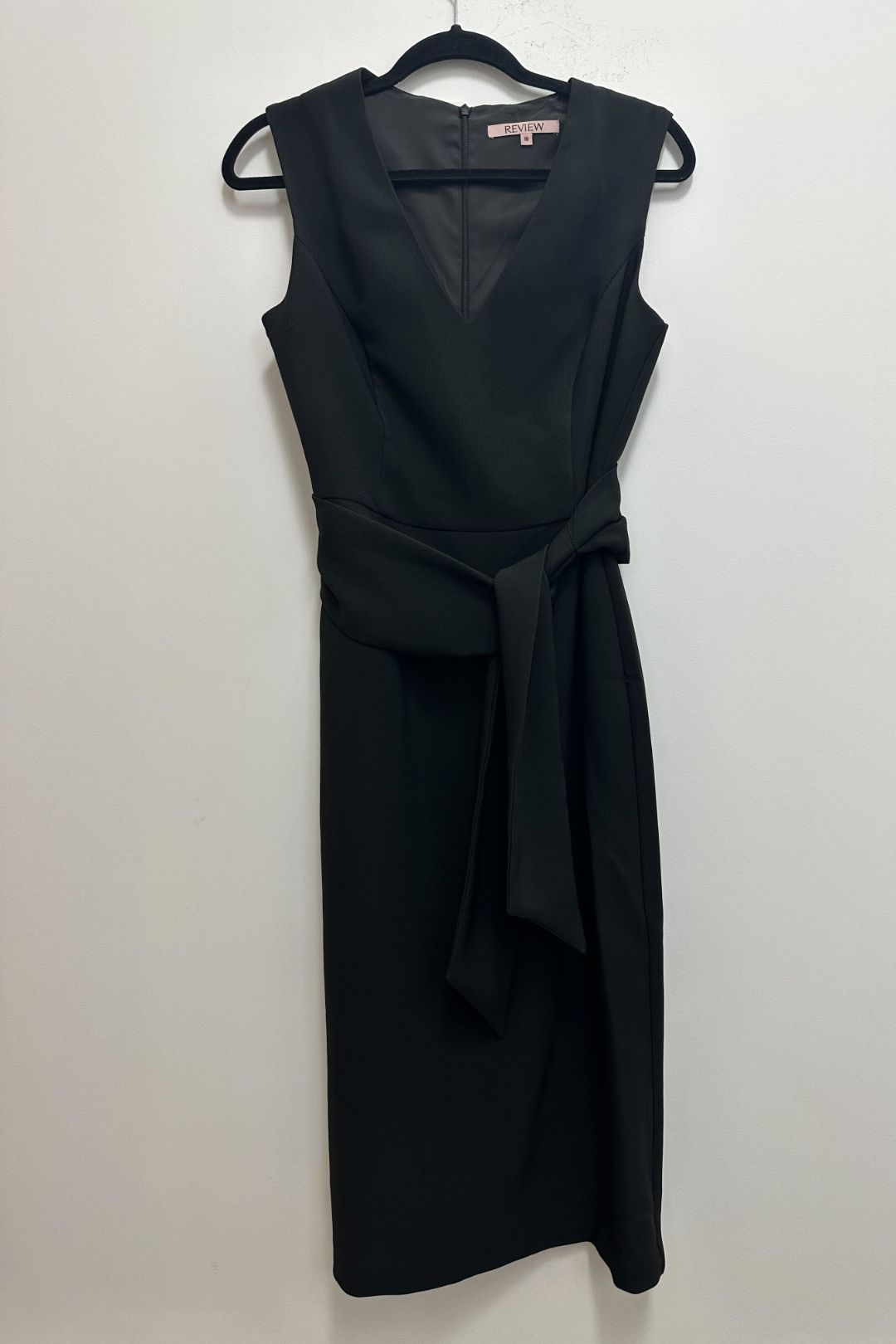 Black Patterned Sleeveless Dress main image 1