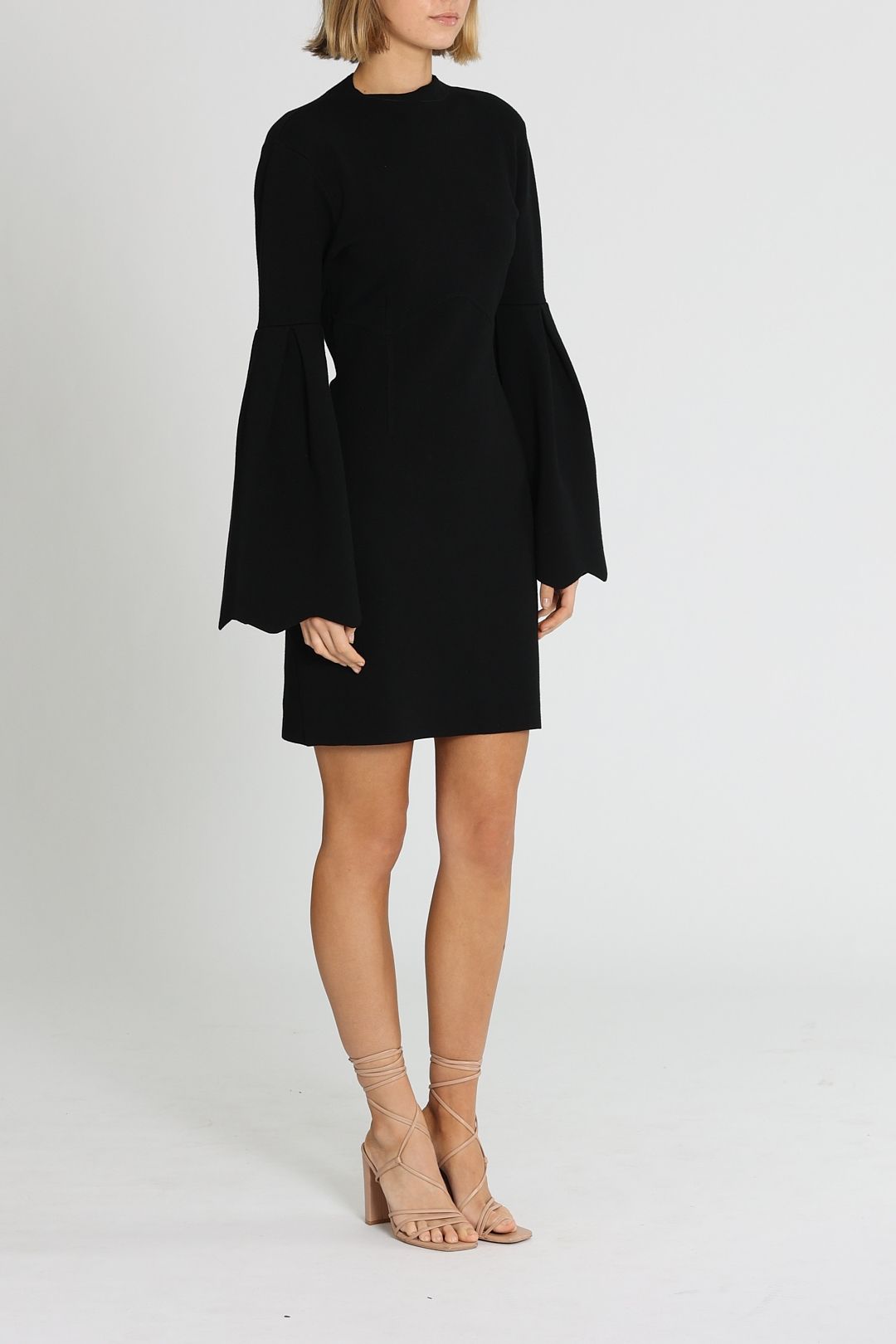 Hire Ebony Knit Dress in Black | Clea | GlamCorner Hire Ebony Knit Dress in Black | Clea | GlamCorner