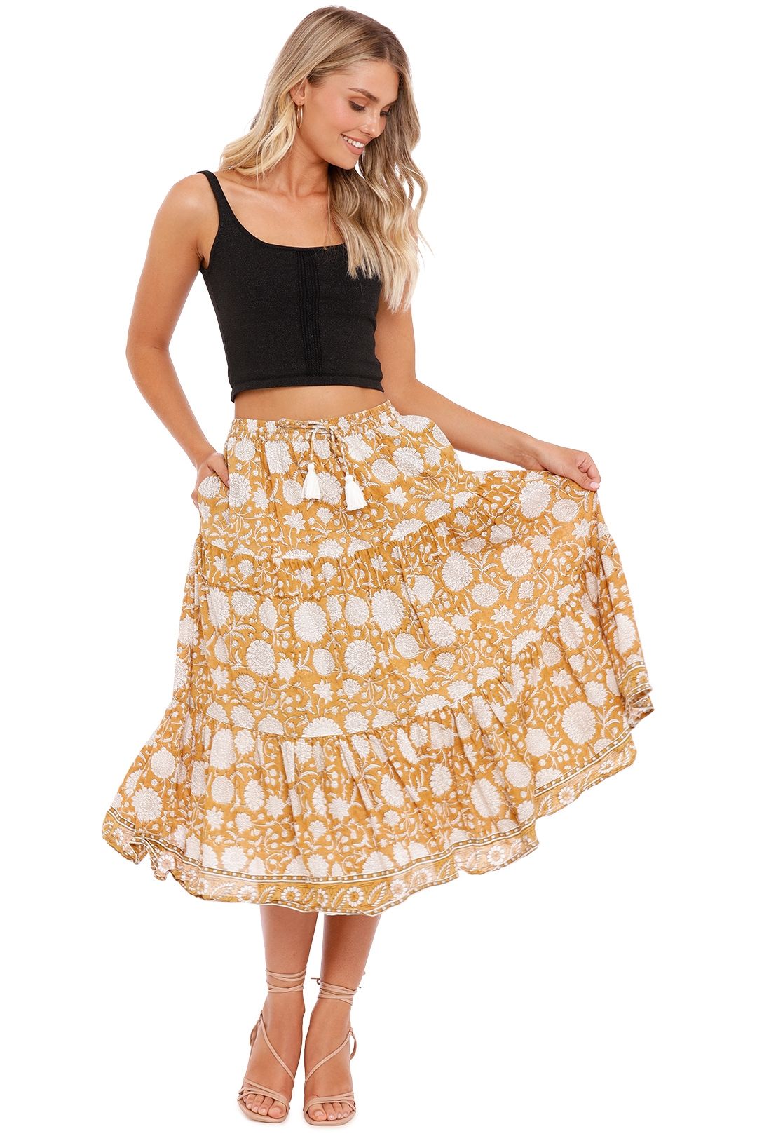 Cleobella Kimmi Midi Skirt Paisley