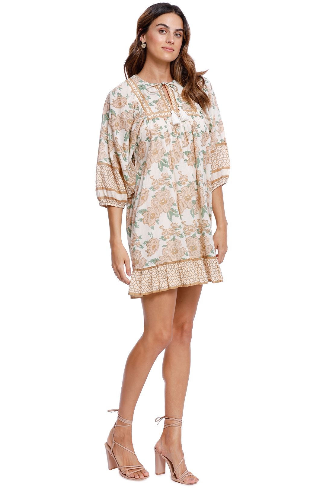 Hire Magdalena Mini Dress in Magdalena Print Cleobella GlamCorner
