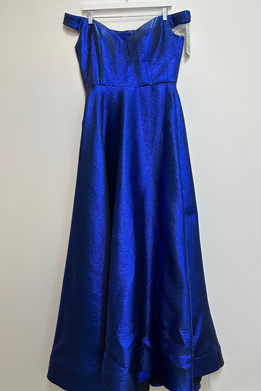 Alice formal metallic satin dress top