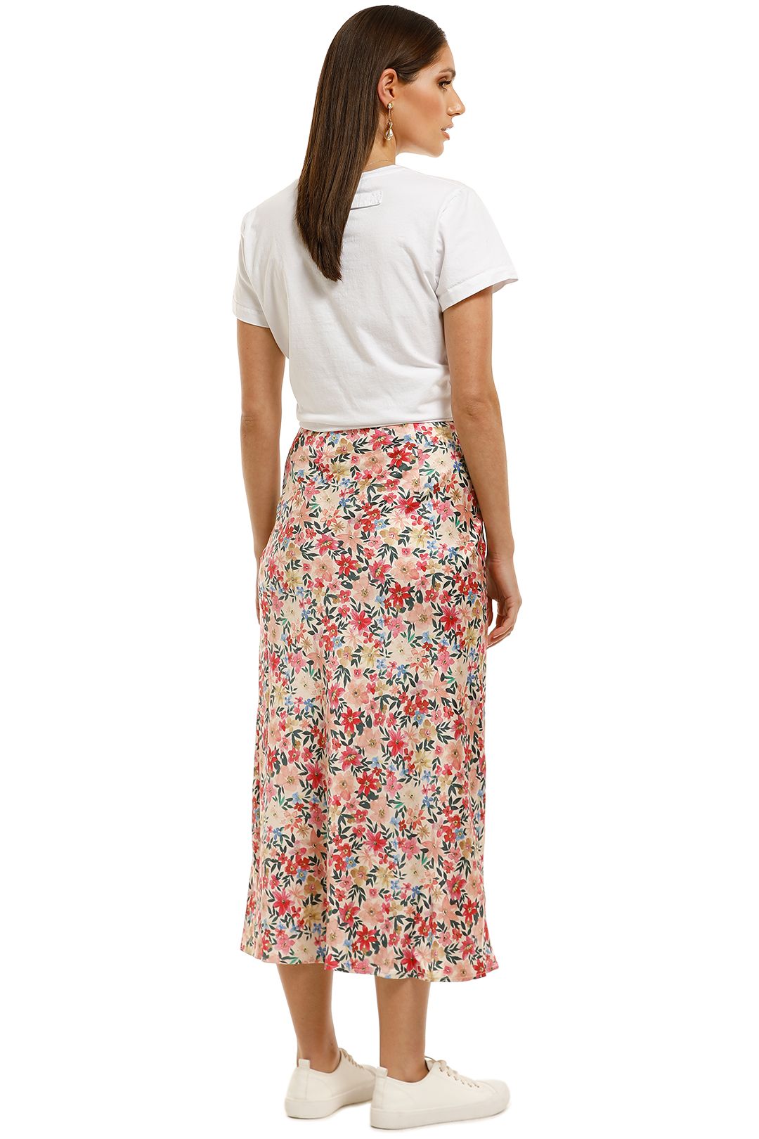 CMEO-Collective-Time-Flew-Skirt-Cream-Garden-Floral-Back