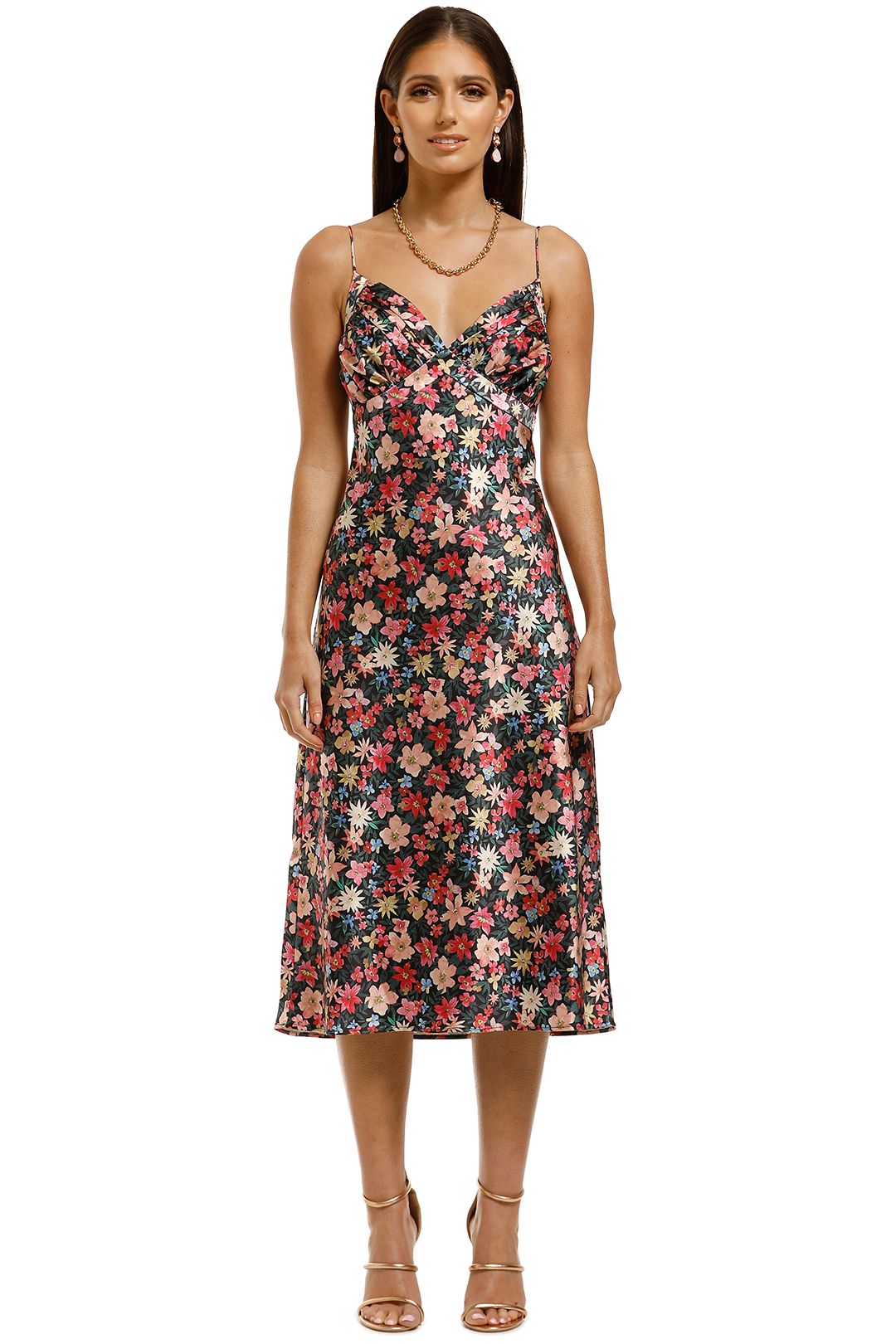 CMEO-Collective-Time-Flew-SS-Dress-Black-Garden-Floral-Front