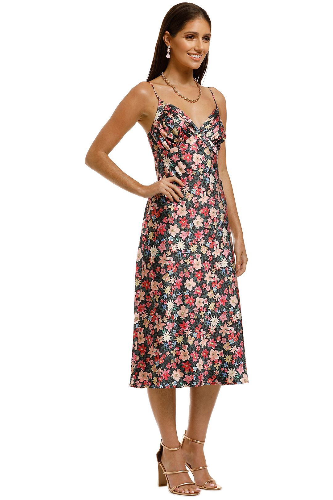 CMEO-Collective-Time-Flew-SS-Dress-Black-Garden-Floral-Side