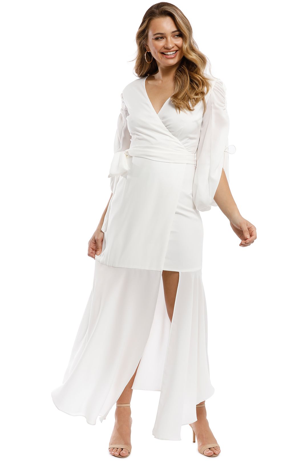 CMEO Collective - Favours Gown - Ivory - Front