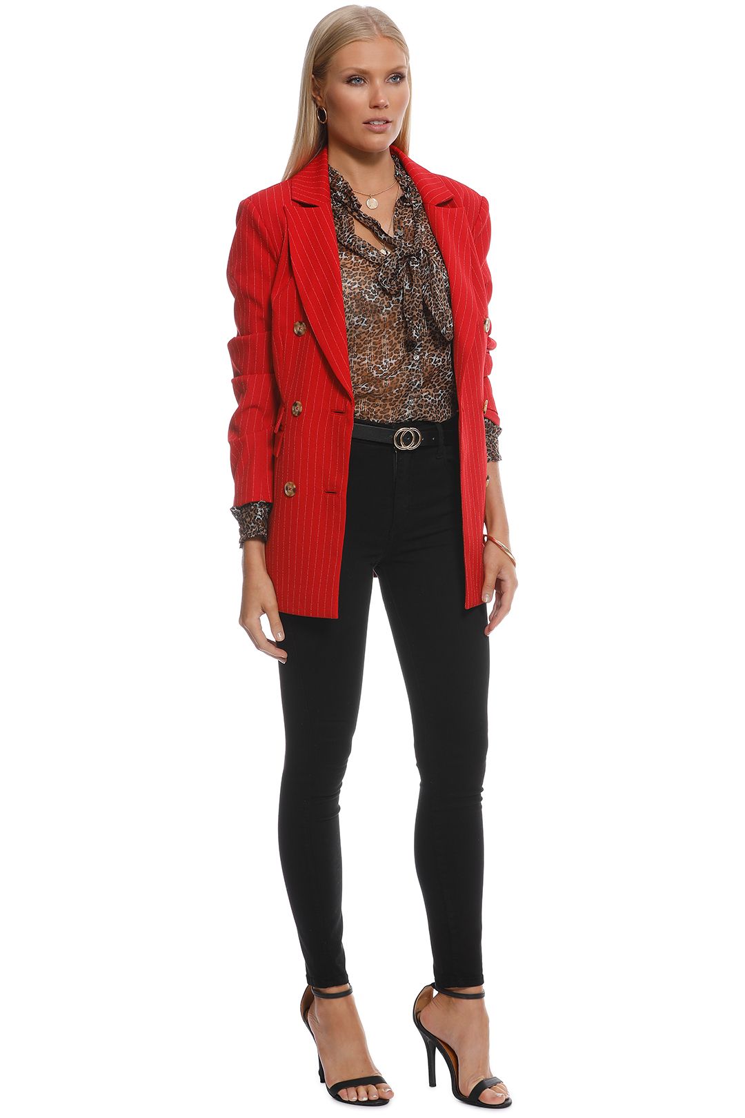 CMEO Collective - Go From Here Blazer - Red - Side
