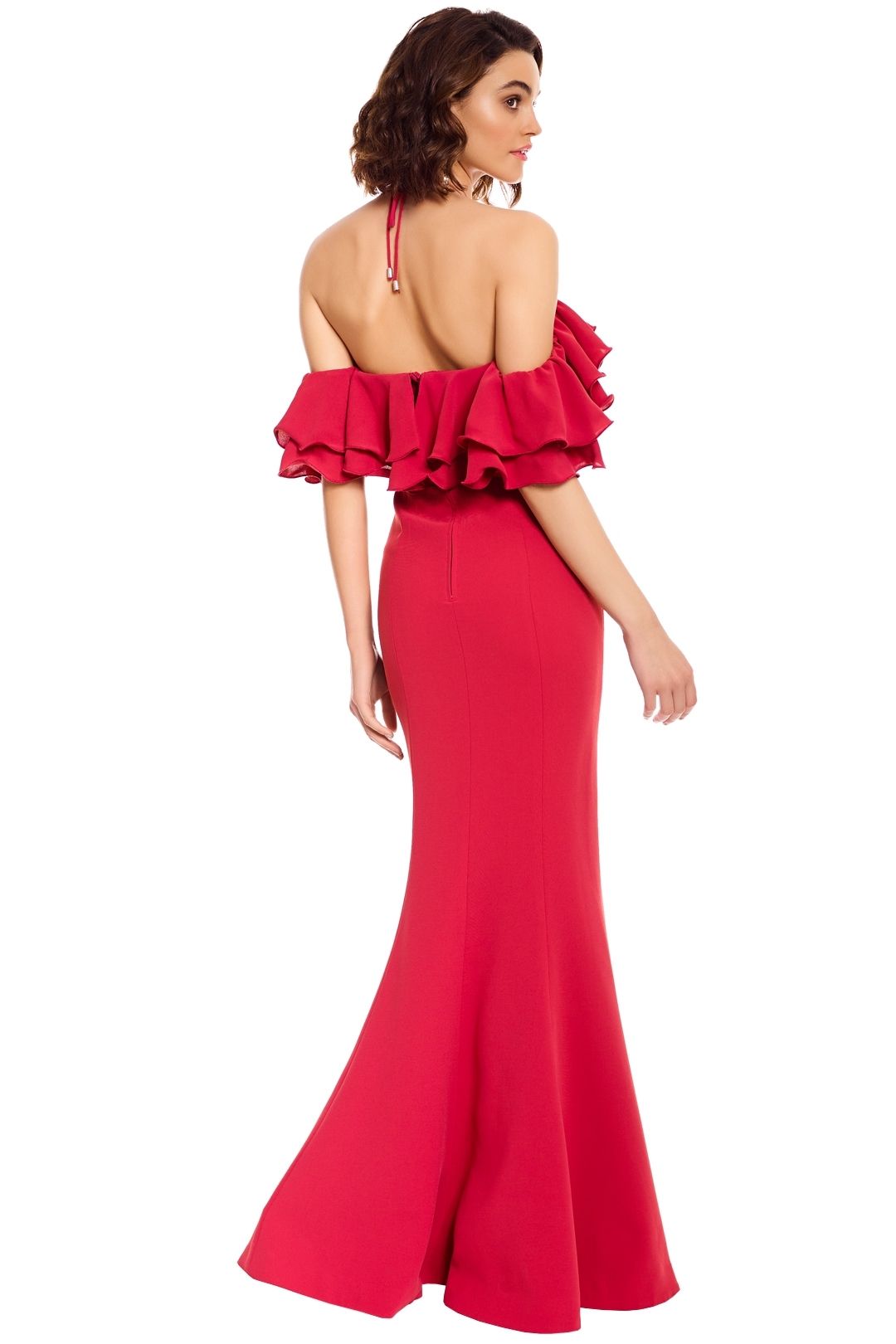 strapless open back dress Coquette Moment Maxi Dress in White Curves 1XL / White main image 0