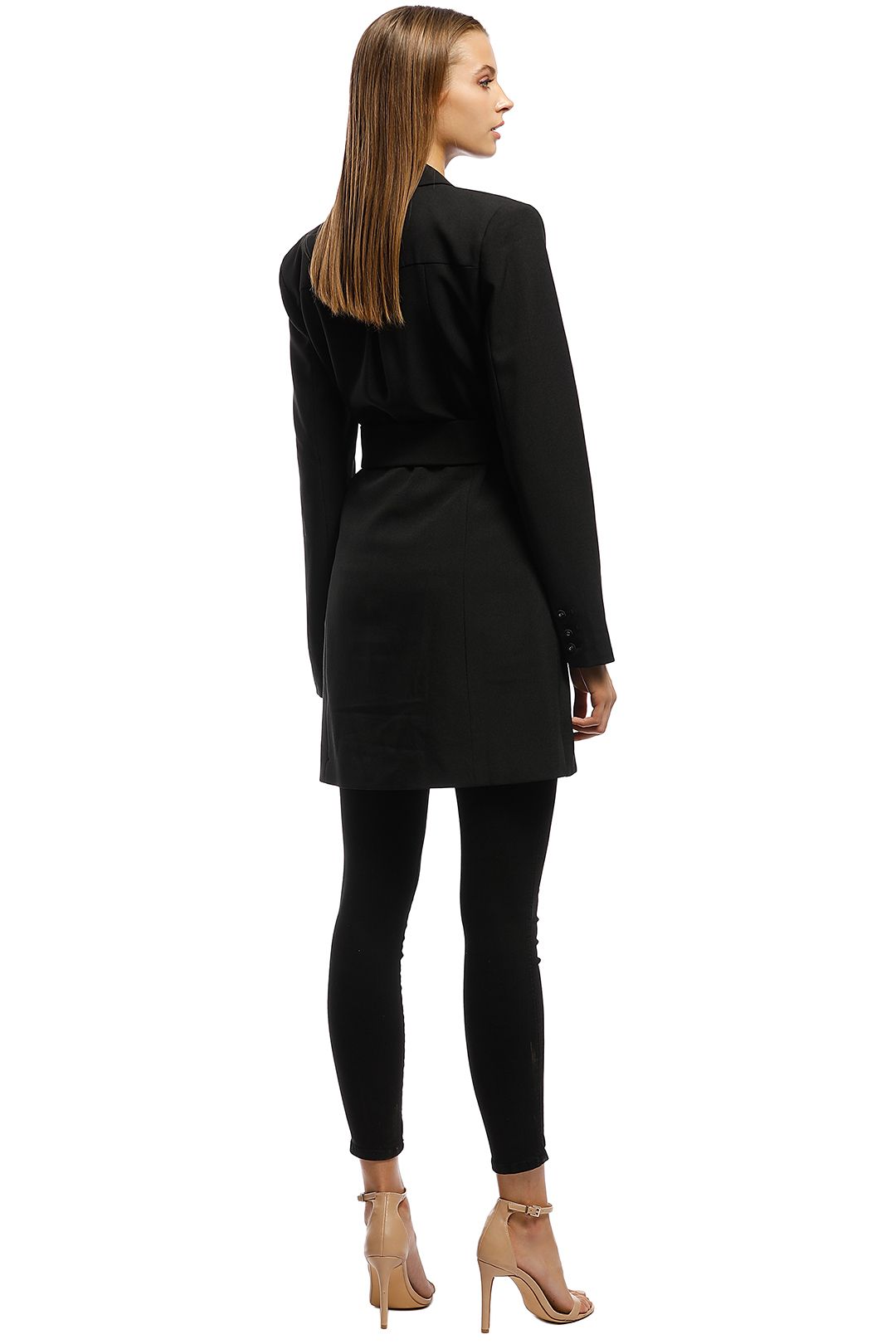 CMEO Collective - Mode LS Dress - Black - Back