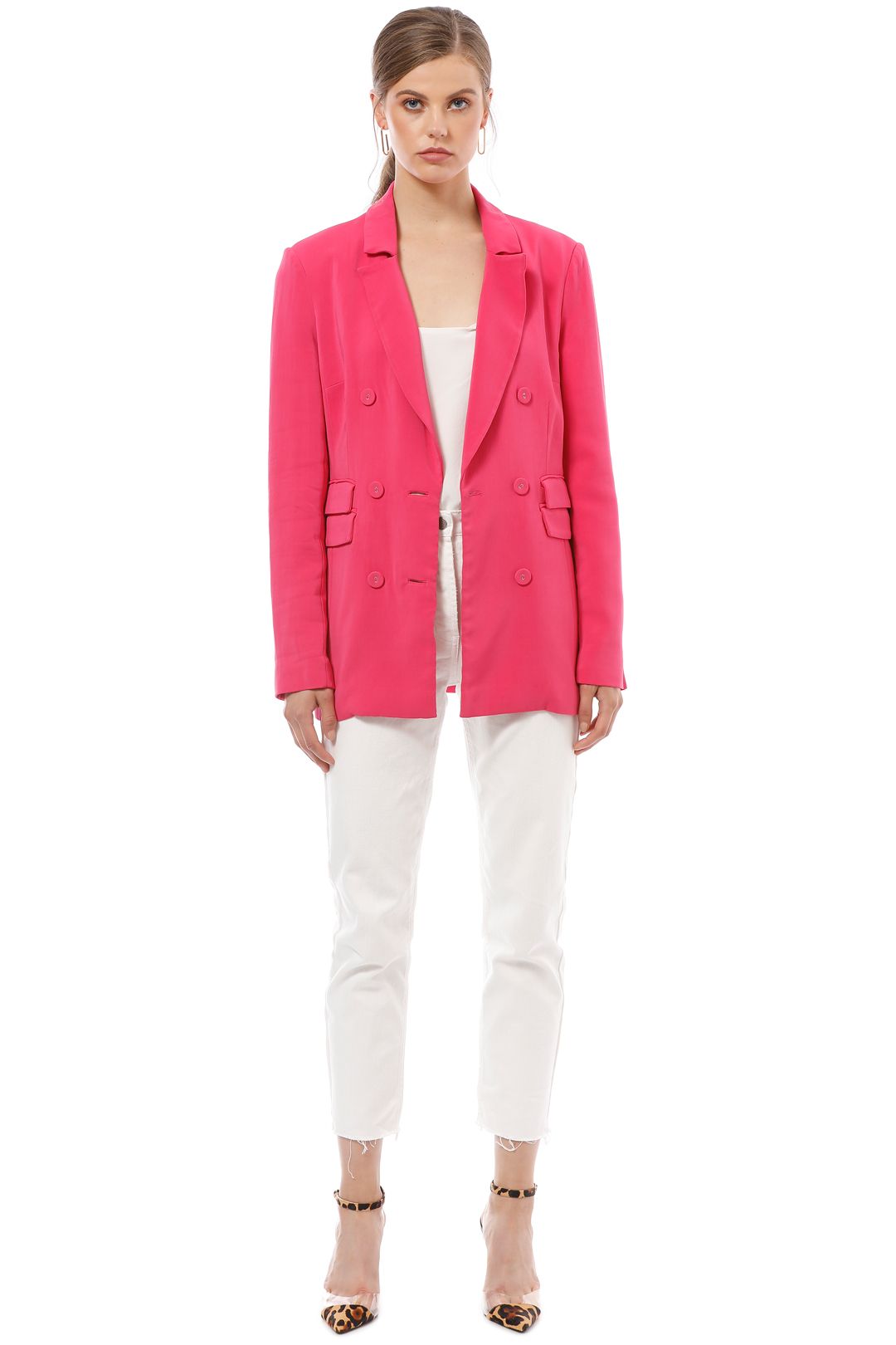CMEO Collective - Own Light Blazer - Pink - Front