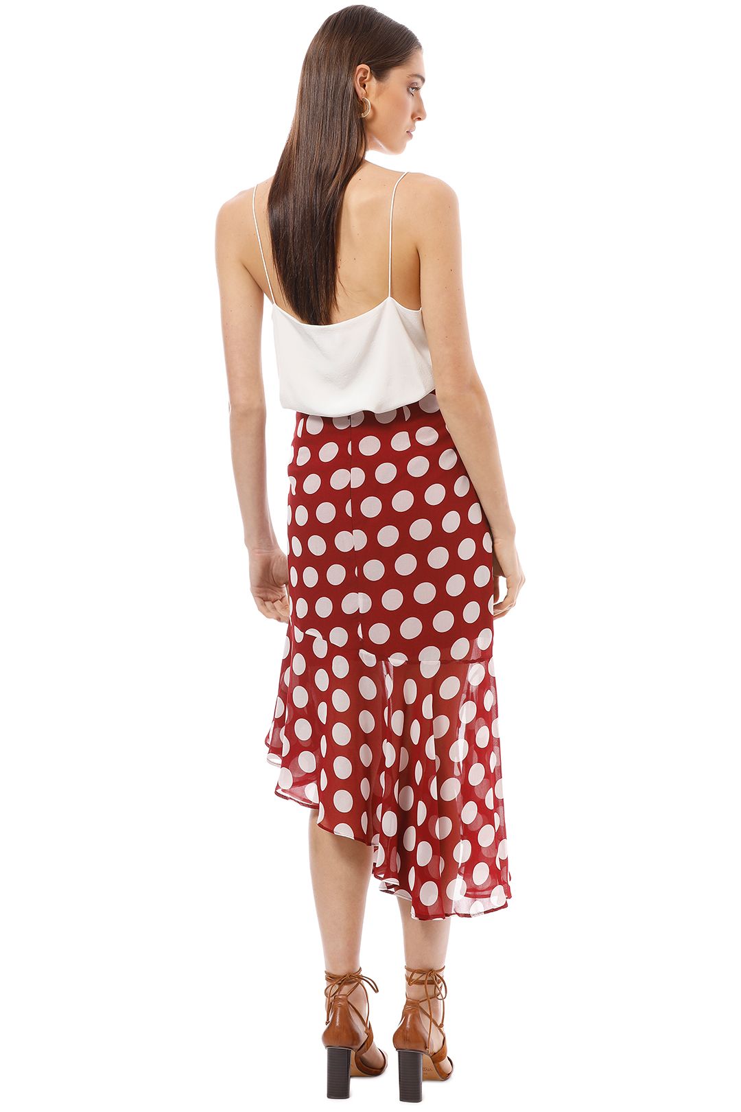 CMEO Collective - Unending Skirt - Red - Back