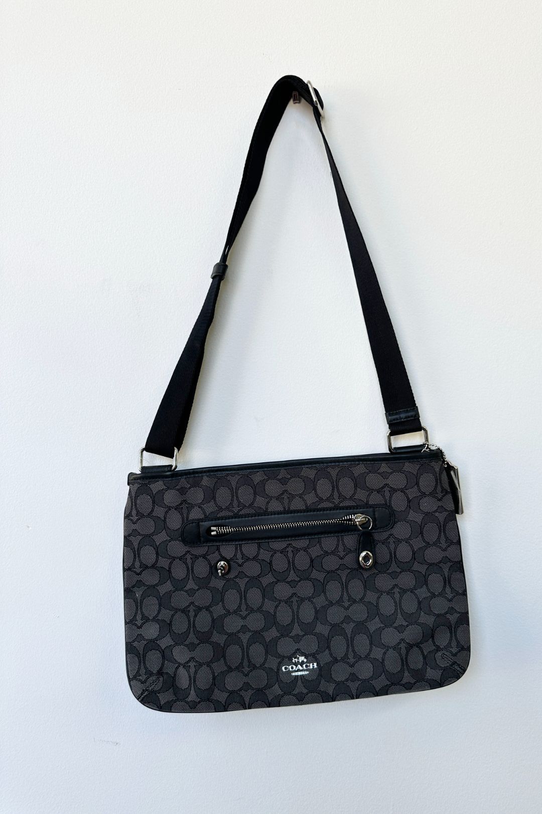 Coach Black Signature Crossbody Bag