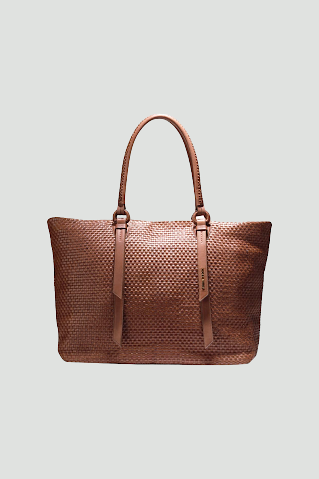 Cole Haan Bethany Weave Large Tote in Medium Brown