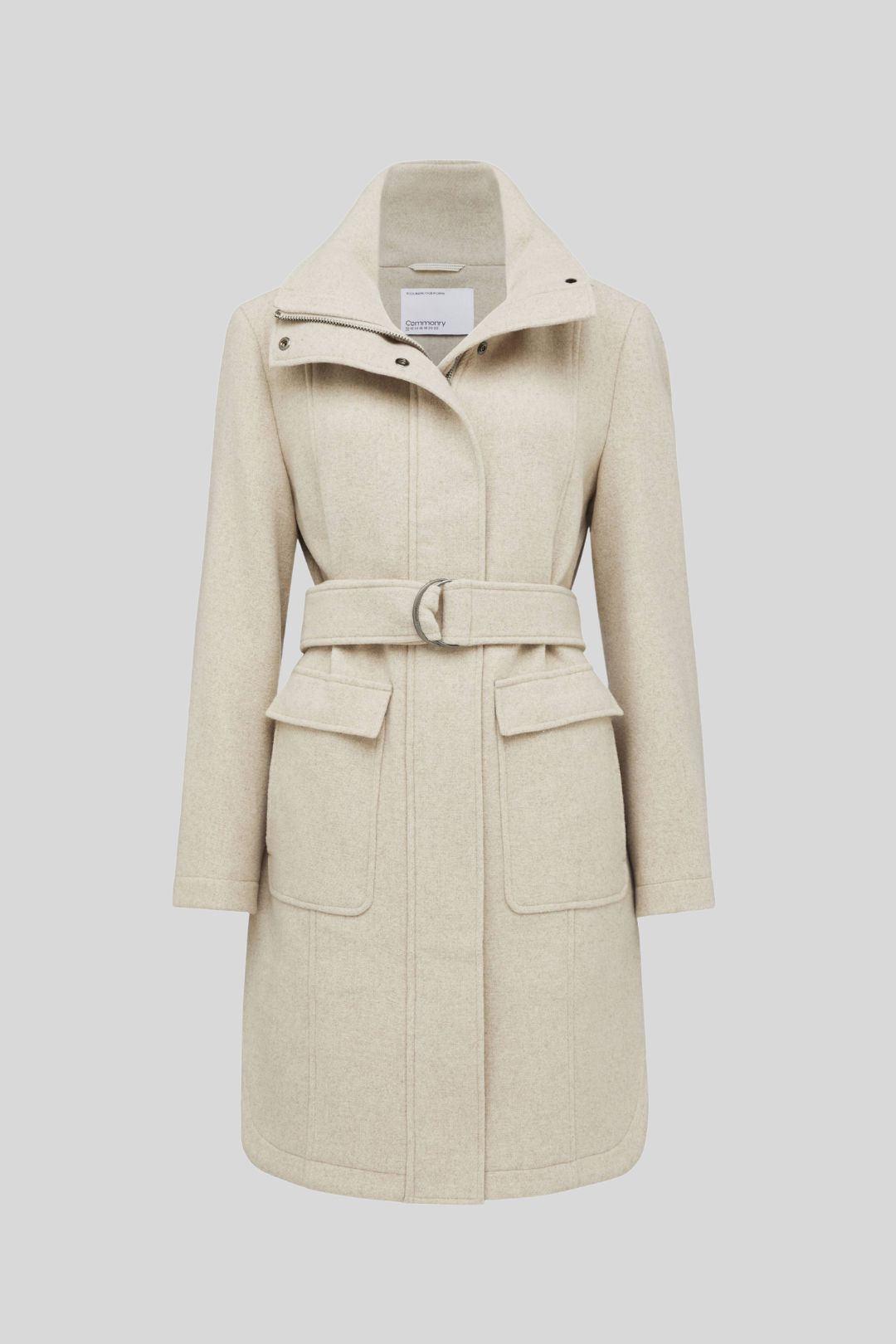 Buy The Wool Twill Utility Coat in Beige Commonry GlamCorner