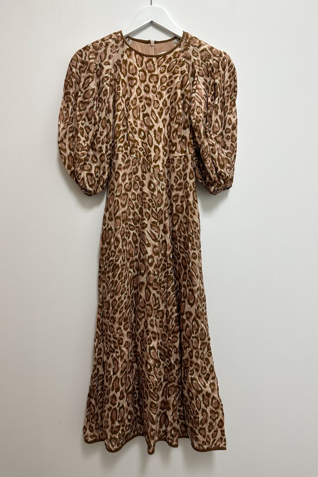 Zimmermann Concert Day Leopard-print Midi Dress