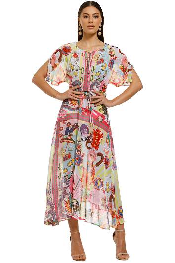 knee length dresses for ladies Rent Talulah Shake It Out Midi Dress