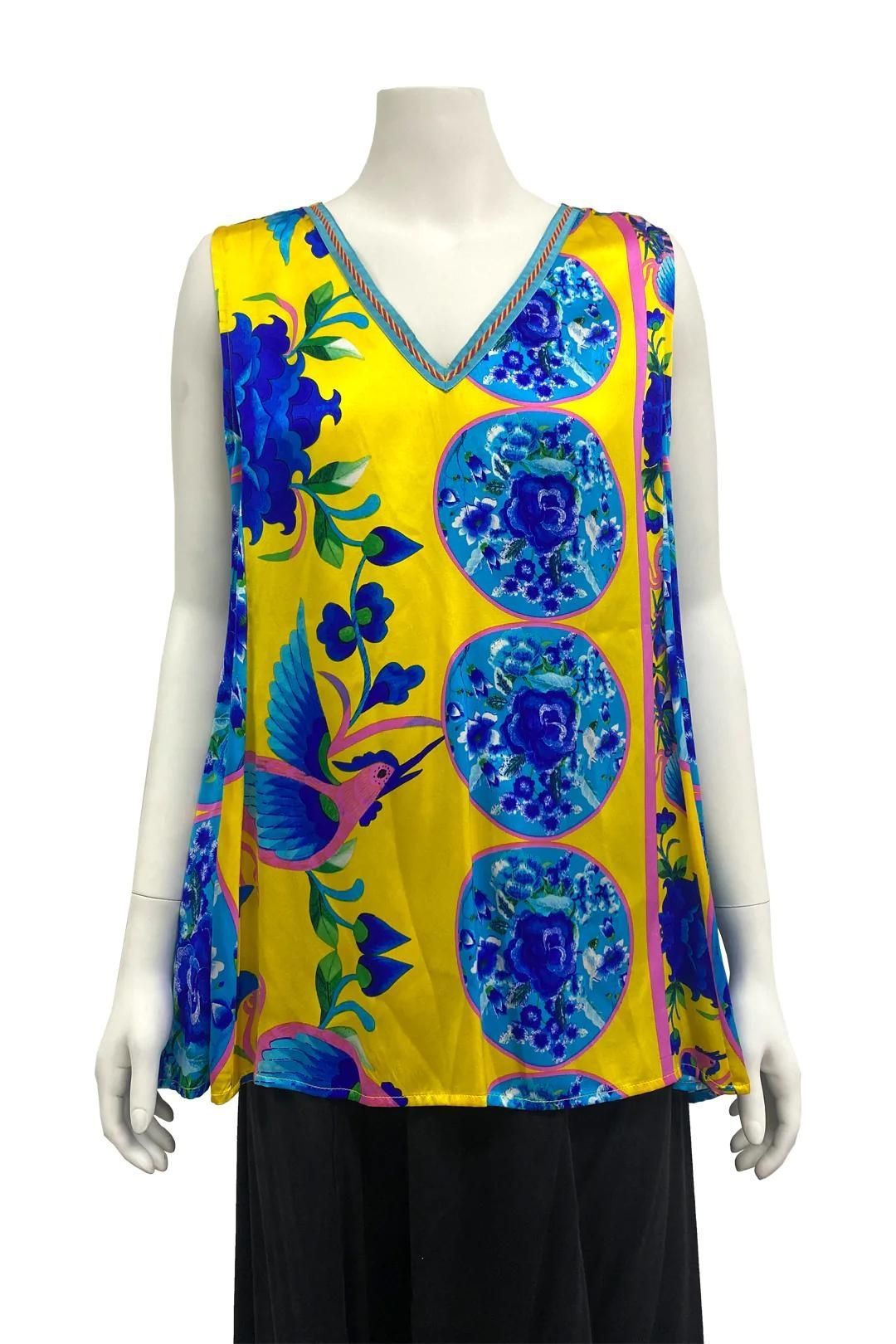 Cooper St - Live In Colour Print Top